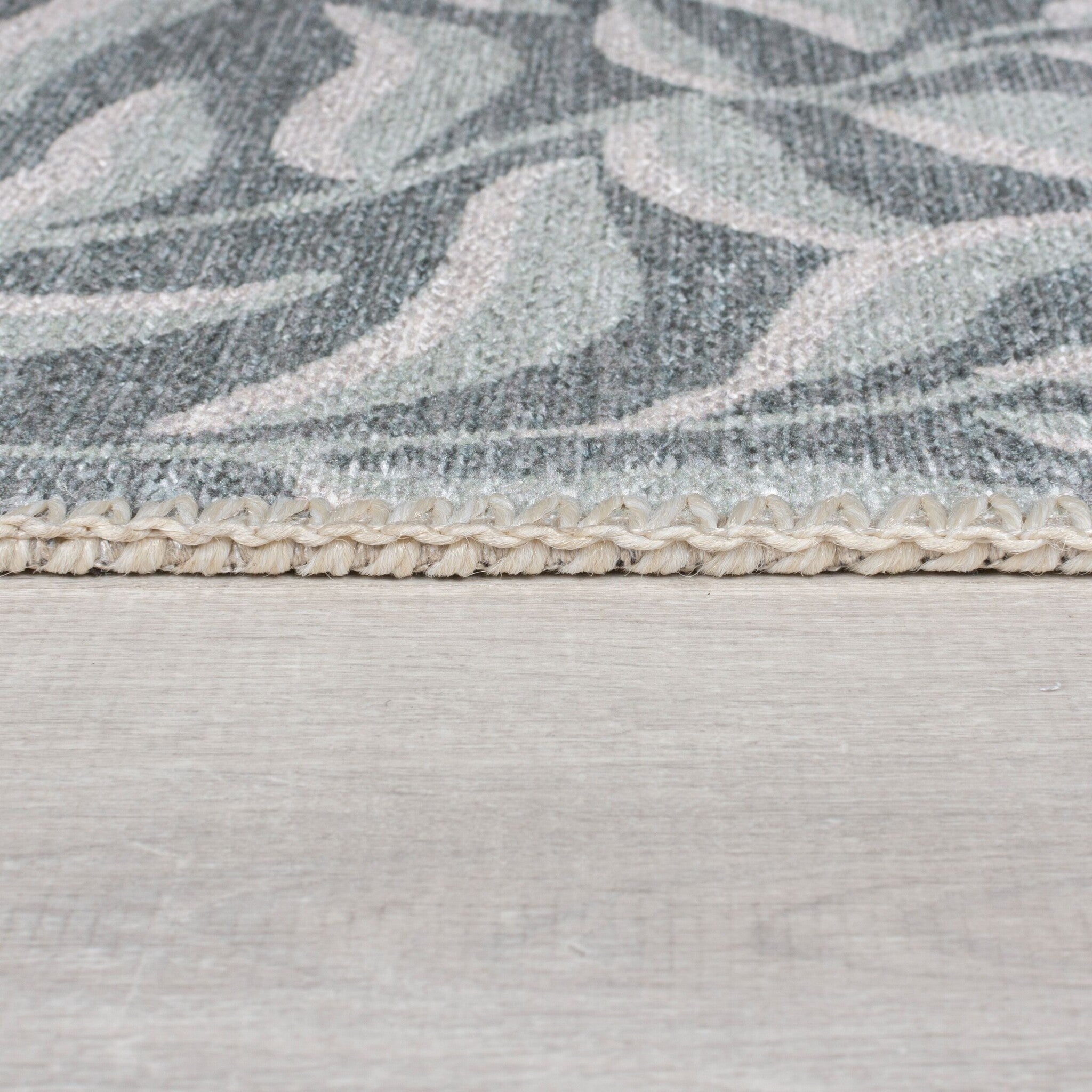 Washable Runner - Reido Leaves Green