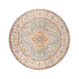 Round Vintage Rug - Thirza Medallion Light Blue/Multicolour