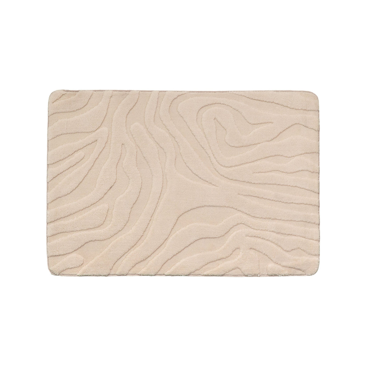 Bathroom Rug - Cassie Zebra Beige