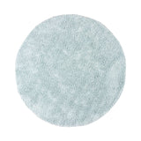 Round High Pile Rug - Lofty Light Blue