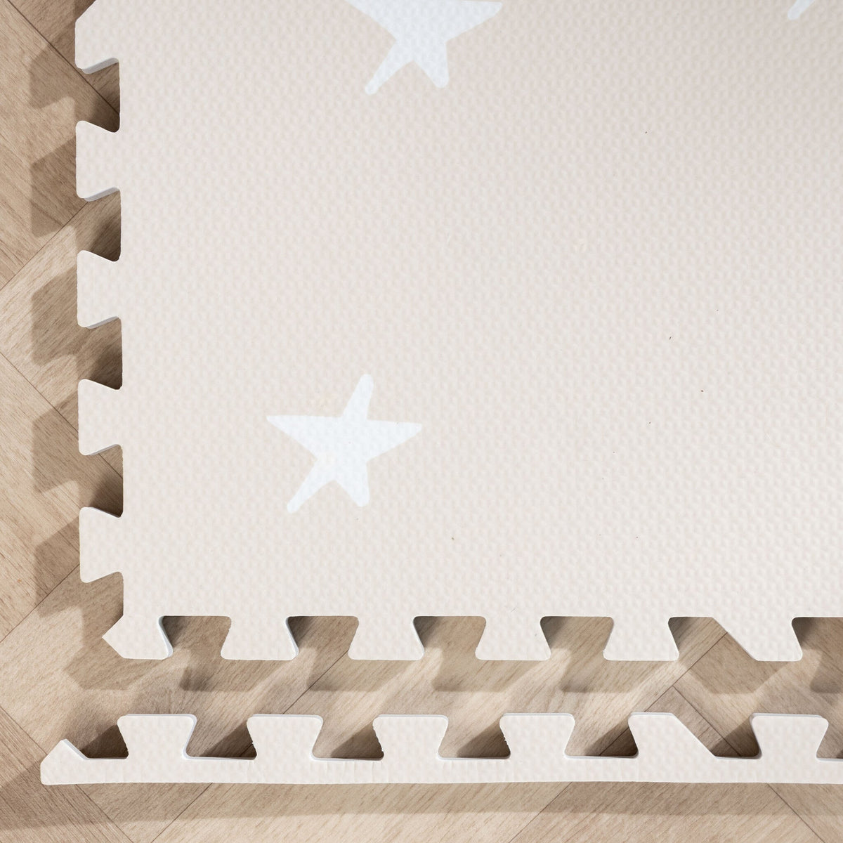 Foam Puzzle Mat – Alfie Stars Grey/Beige