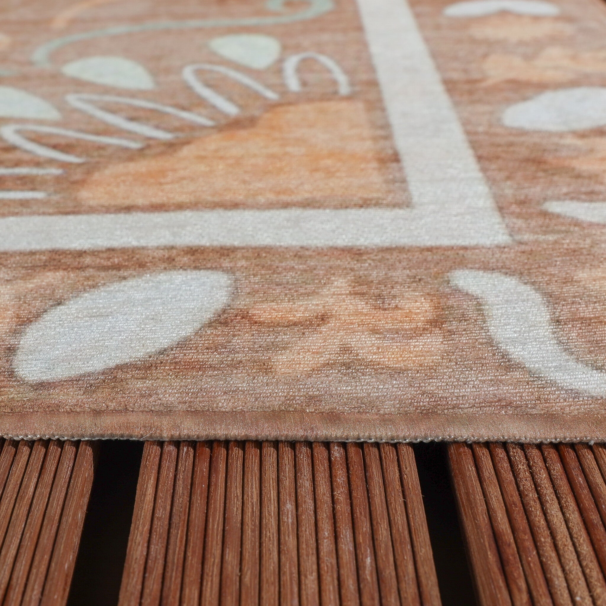 Outdoor rug - Maui Border Terracotta