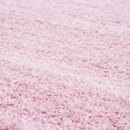 High-pile floor rug - Life Pink