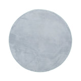 Round Washable Rug - Vivid Grey
