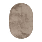 Oval low-pile rug - Cozy Taupe