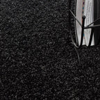 High-Pile Floor Rug - Life Anthracite