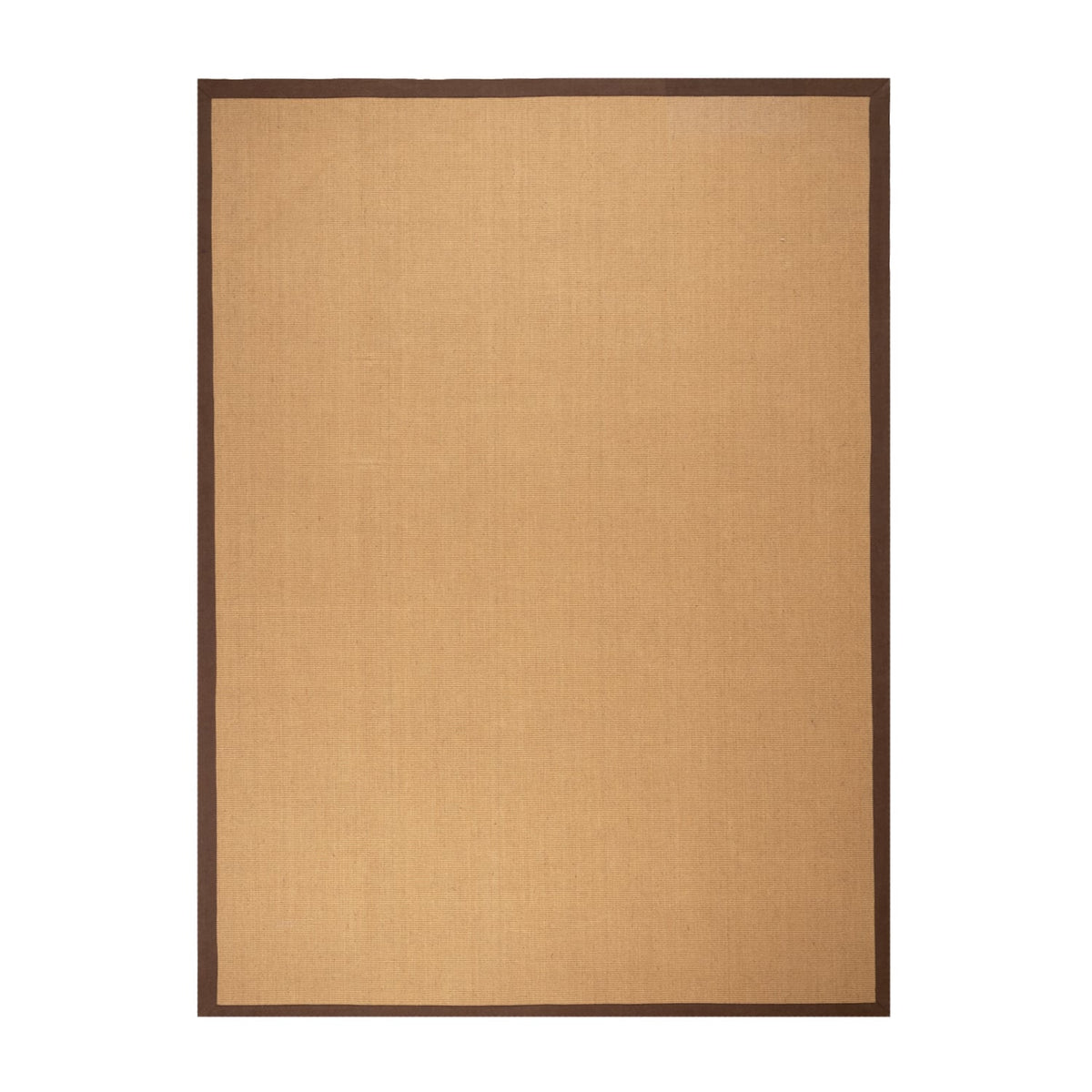 Sisal Rug - Tulum Border Brown