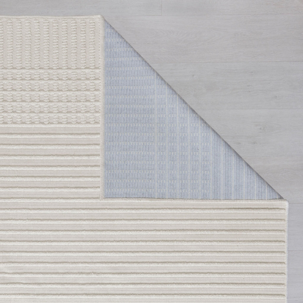 Washable floor rug - Elto Stripe Cream