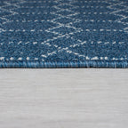 Washable runner - Argo Blue