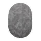 Oval Shaggy Rug - Blaze Grey