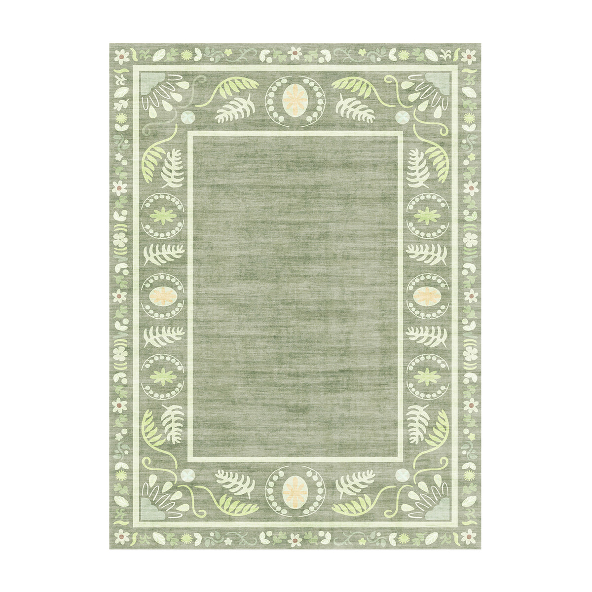 Outdoor rug - Maui Border Green
