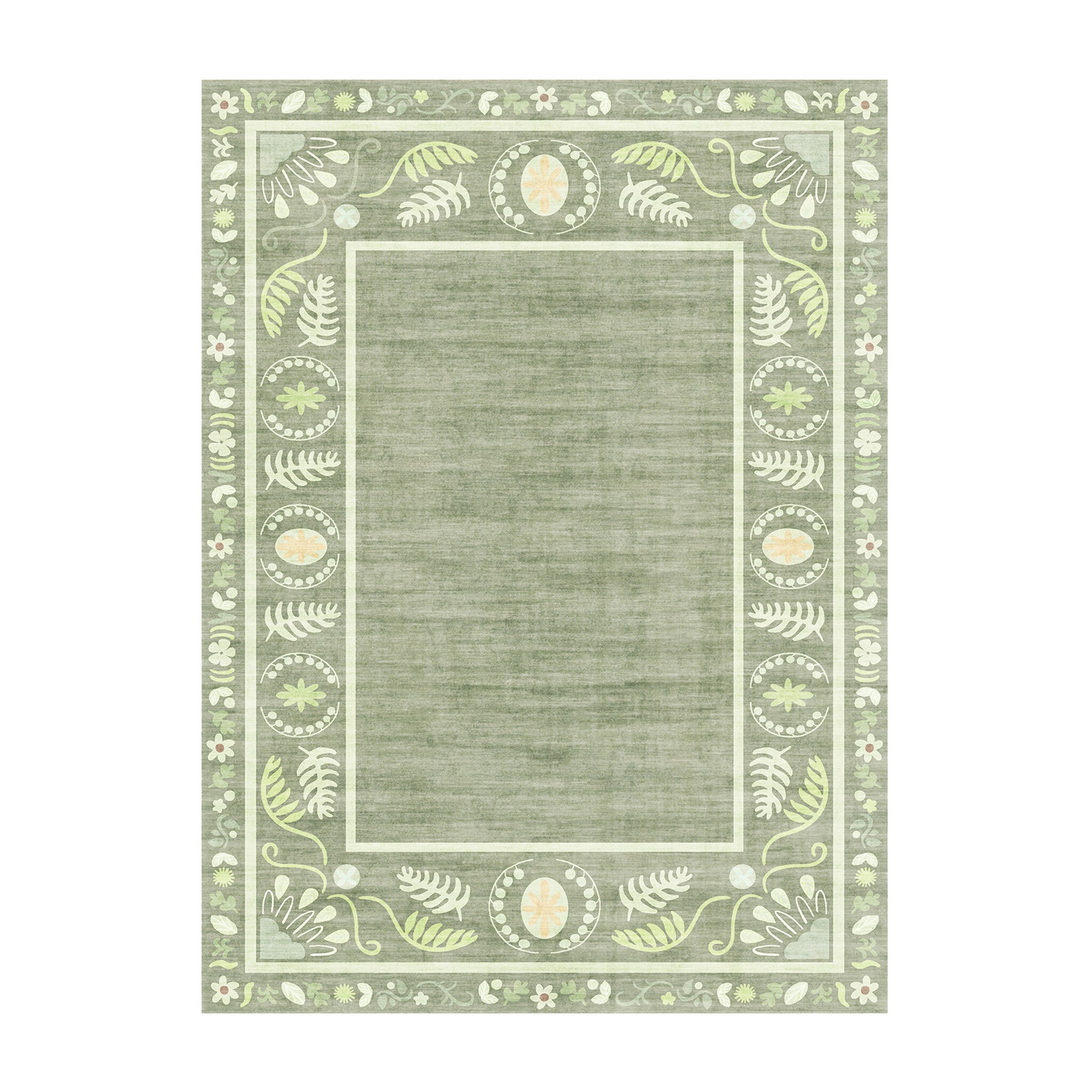 Outdoor rug - Maui Border Green