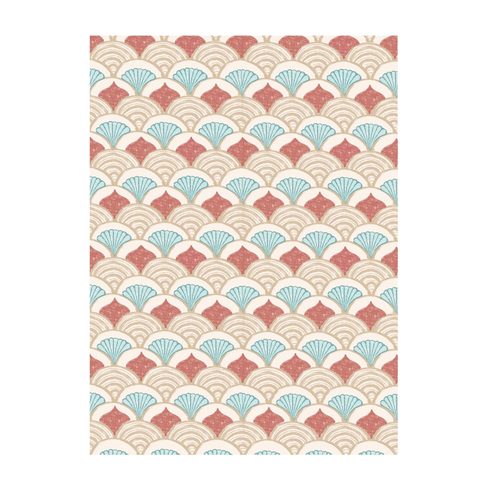 Outdoor Rug - Oasis Shell Blue/Red
