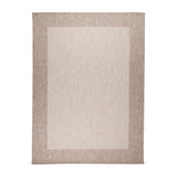 In- & Outdoor Rug – Sierra Border Cream/Beige