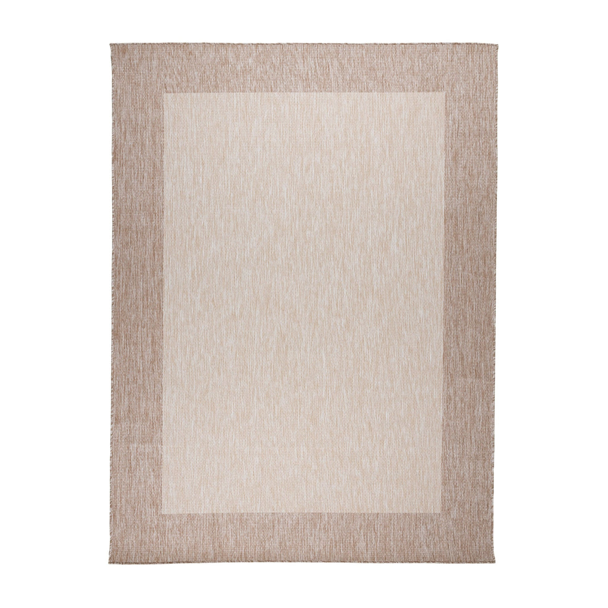 In- & Outdoor Rug – Sierra Border Cream/Beige