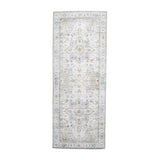 Washable Runner - Domingo Mandala White
