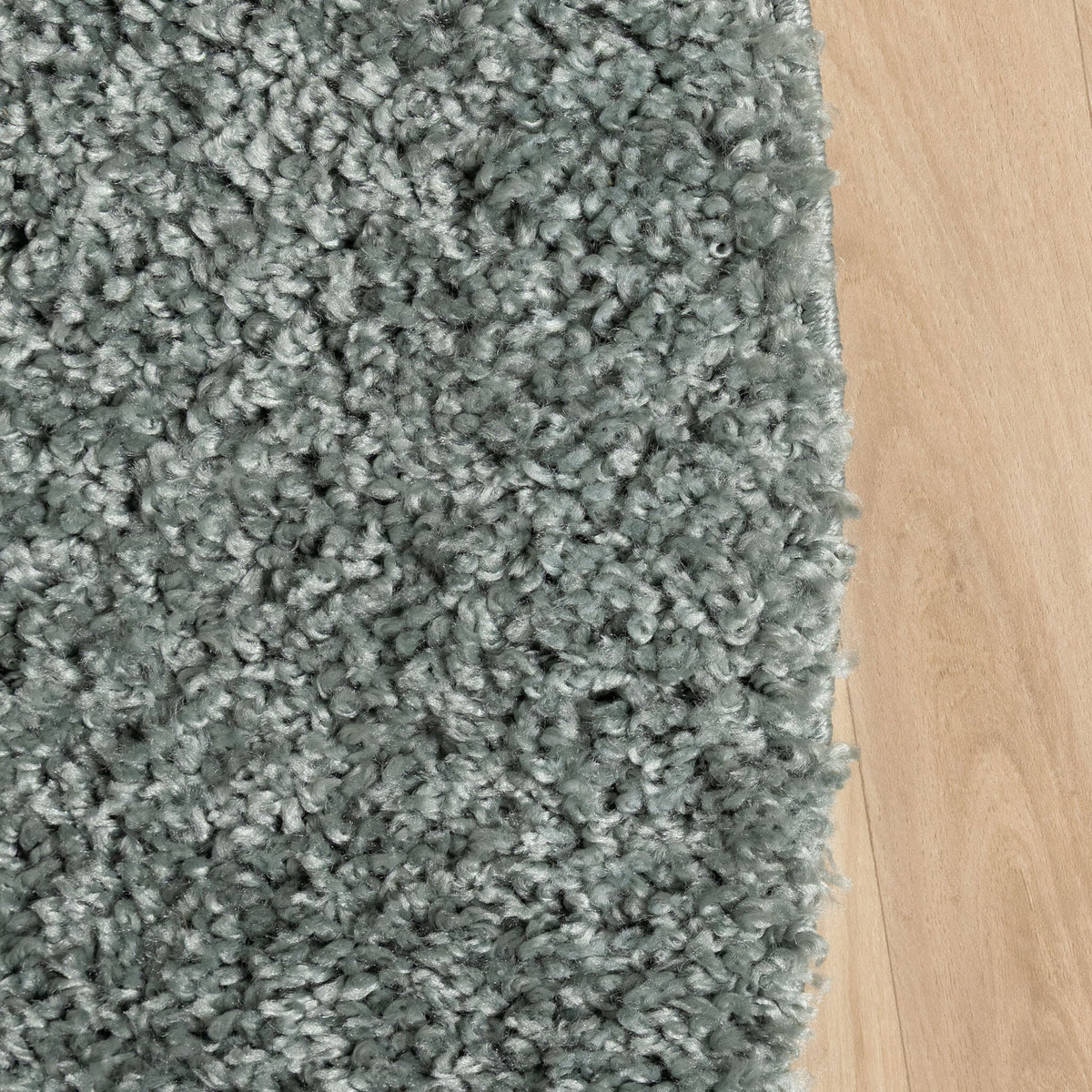 Round High-Pile Rug – Wish Blue/Green