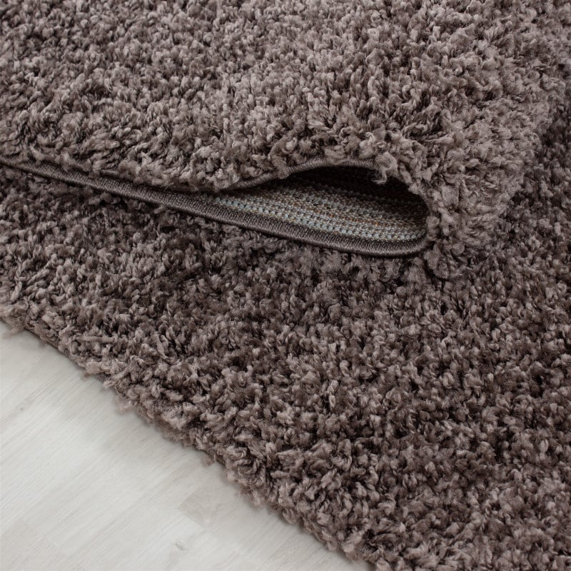 High-pile floor rug - Life Taupe
