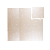 Foam puzzle mat - Alfie XL Stars Grey/Beige