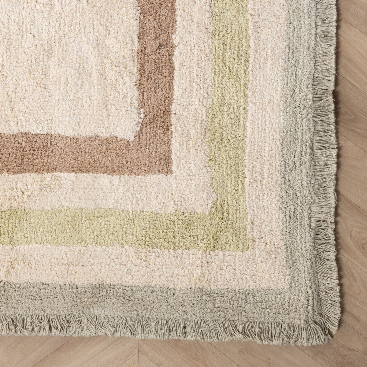 Washable kids rug - Milo Green