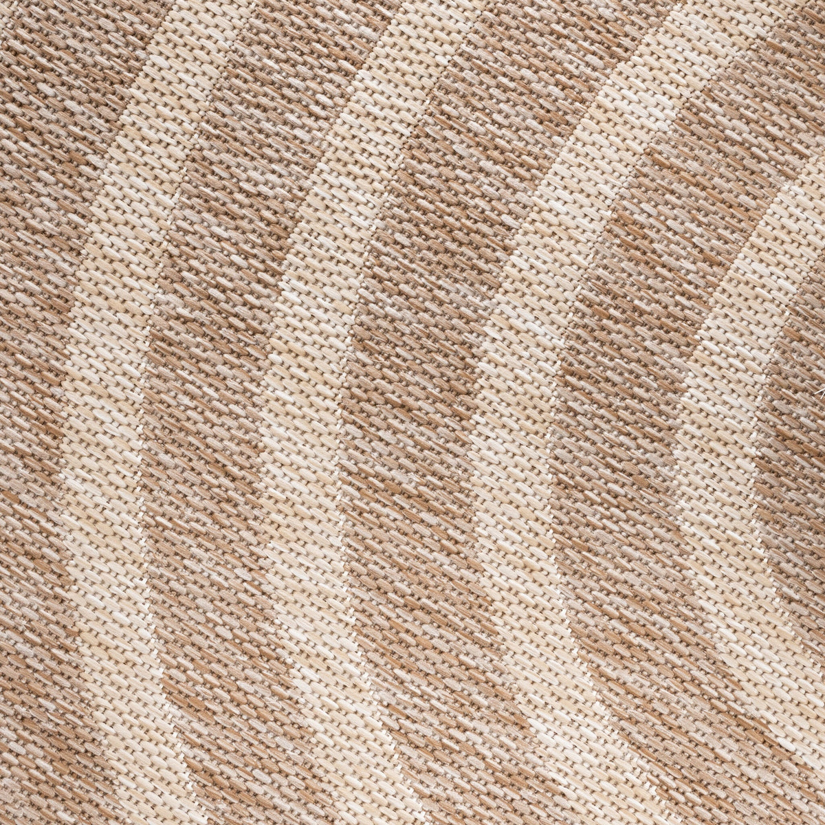Round Indoor Outdoor Rug - Sierra Arches Beige/Cream