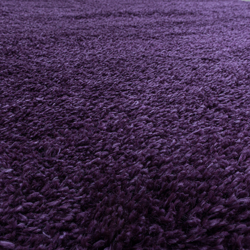 High-pile floor rug - Fuzzy Purple