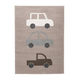 Kids Room Rug - Bowie Car Taupe
