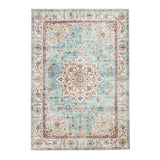 Vintage Outdoor Rug - Santo Medallion Light Blue
