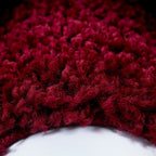 High-Pile Floor Rug - Edge Red