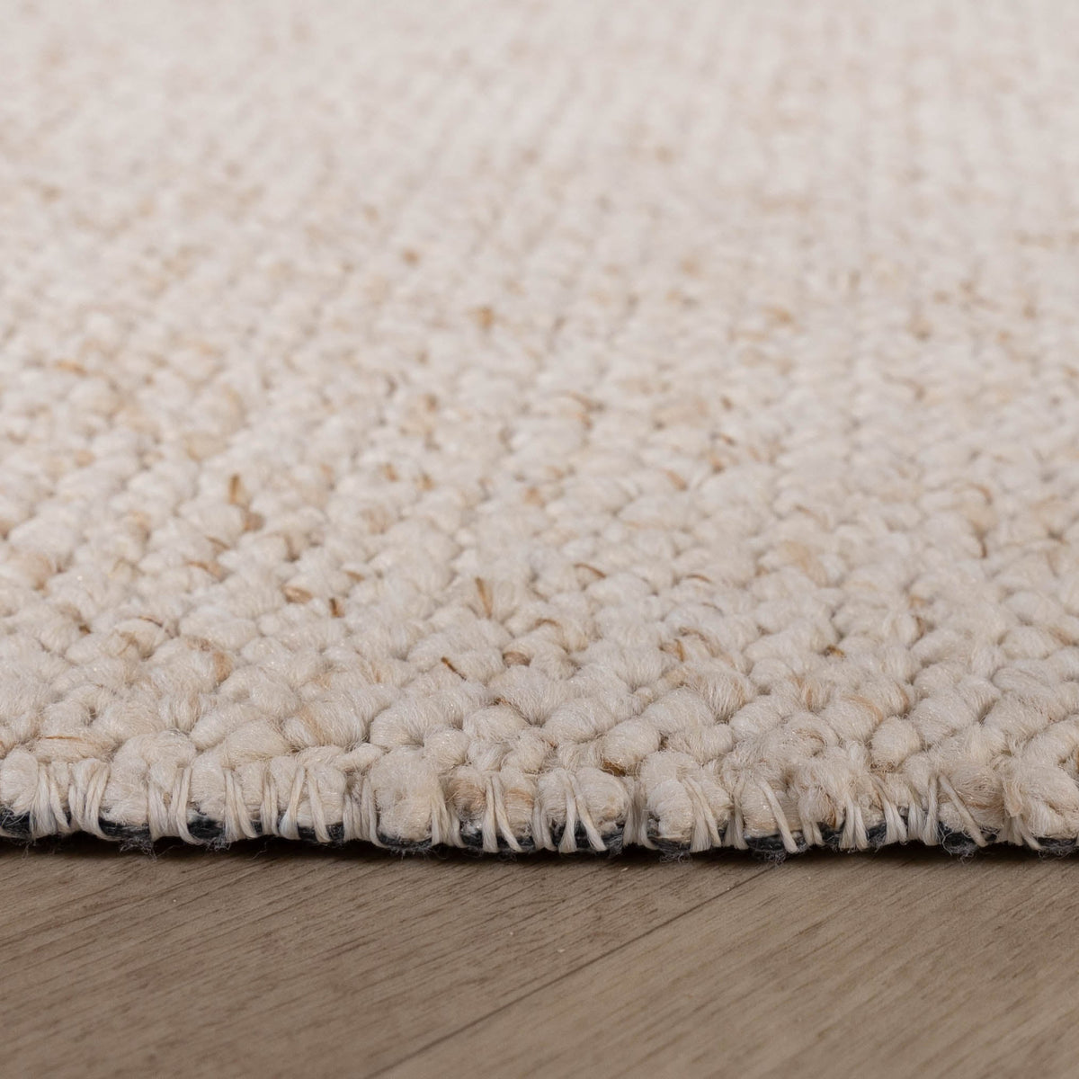 Washable Rug - Bruno Cream/White