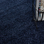 High-pile Floor Rug - Life Blue