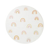 Round Washable Kids Rug - Evi Rainbow Multicolour