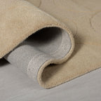 Round modern floor rug - Mozo Gigi Beige/Cream