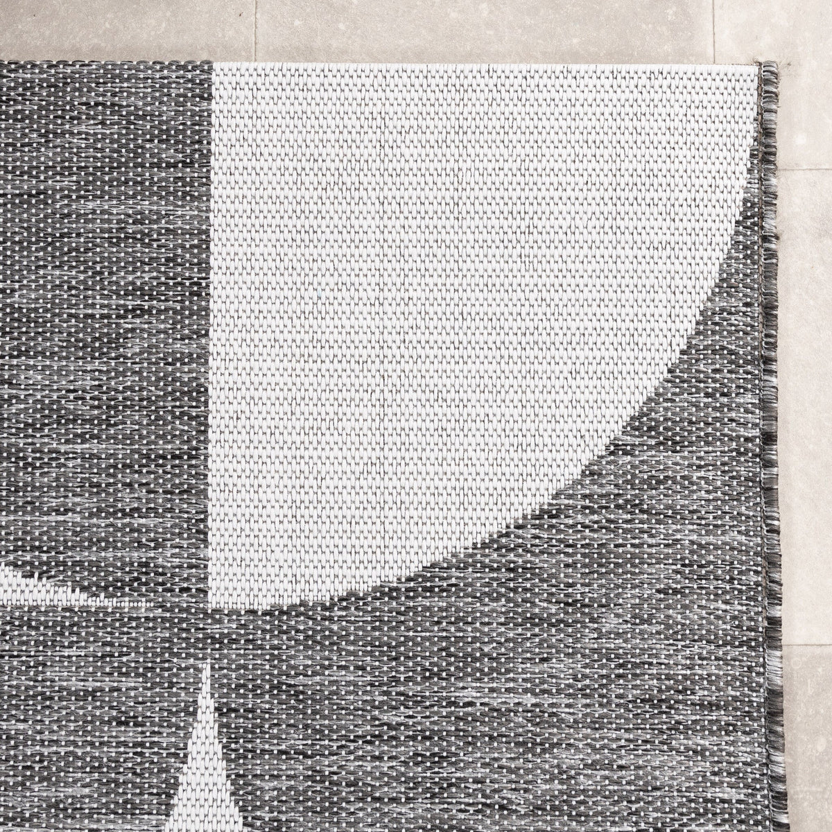 Outdoor Rug - Summer Shapes Grey