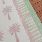 Outdoor Rug - Oasis Palm Pink/Green