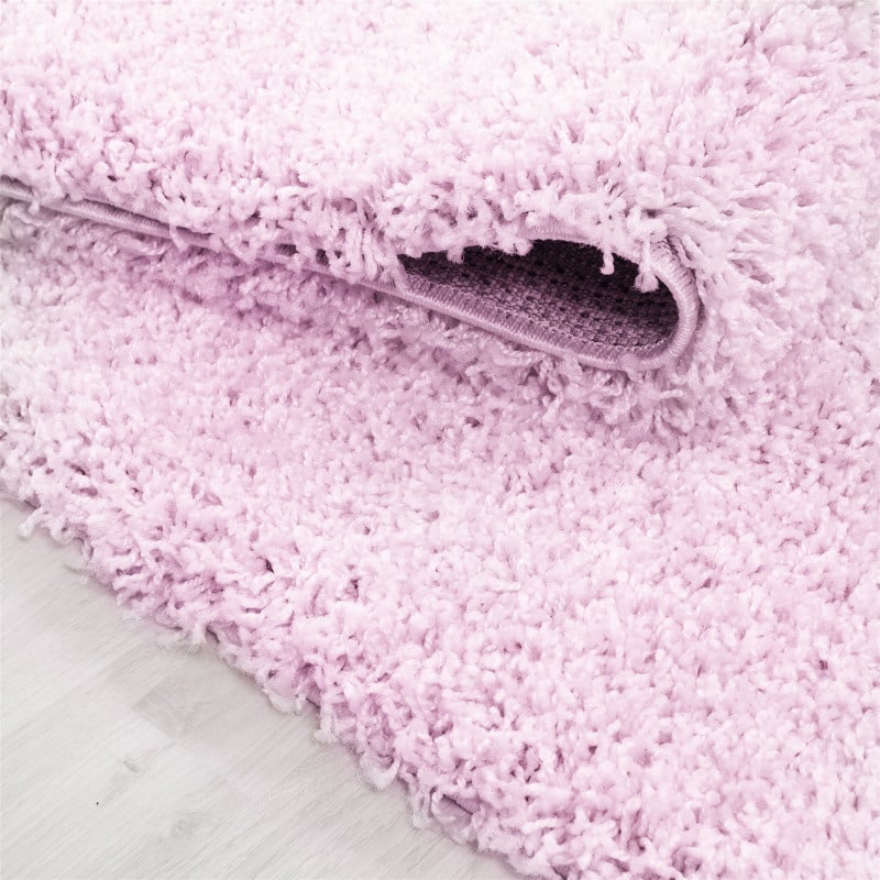 High-pile floor rug - Life Pink