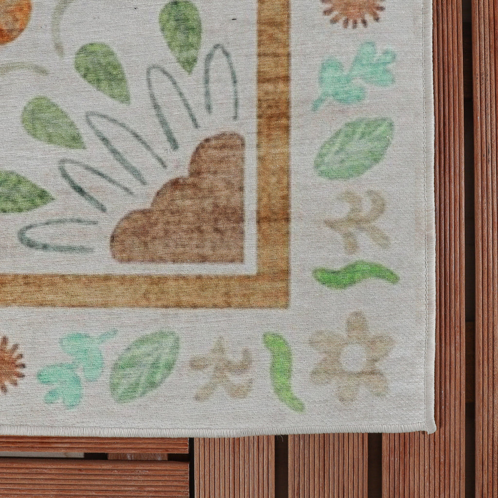 Outdoor rug - Maui Border Pink