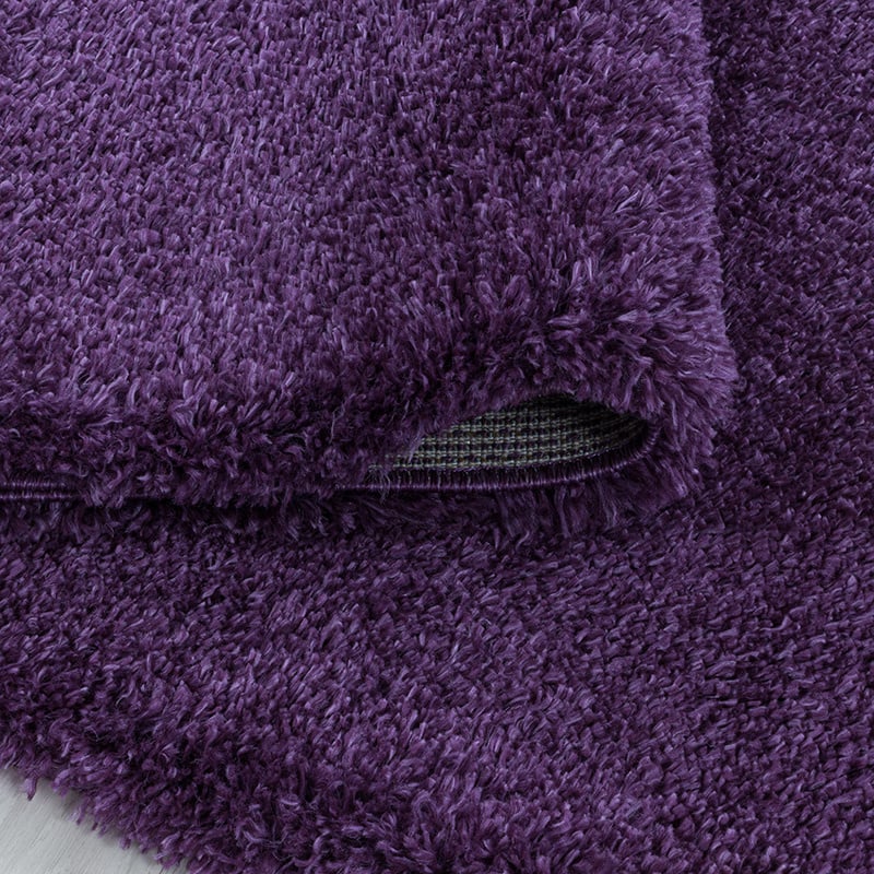 High-pile floor rug - Fuzzy Purple