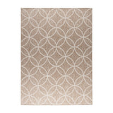 Geometric Outdoor Rug – Faro Ripple Beige