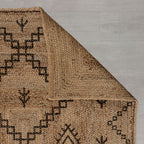 Jute floor rug - Rico Natural
