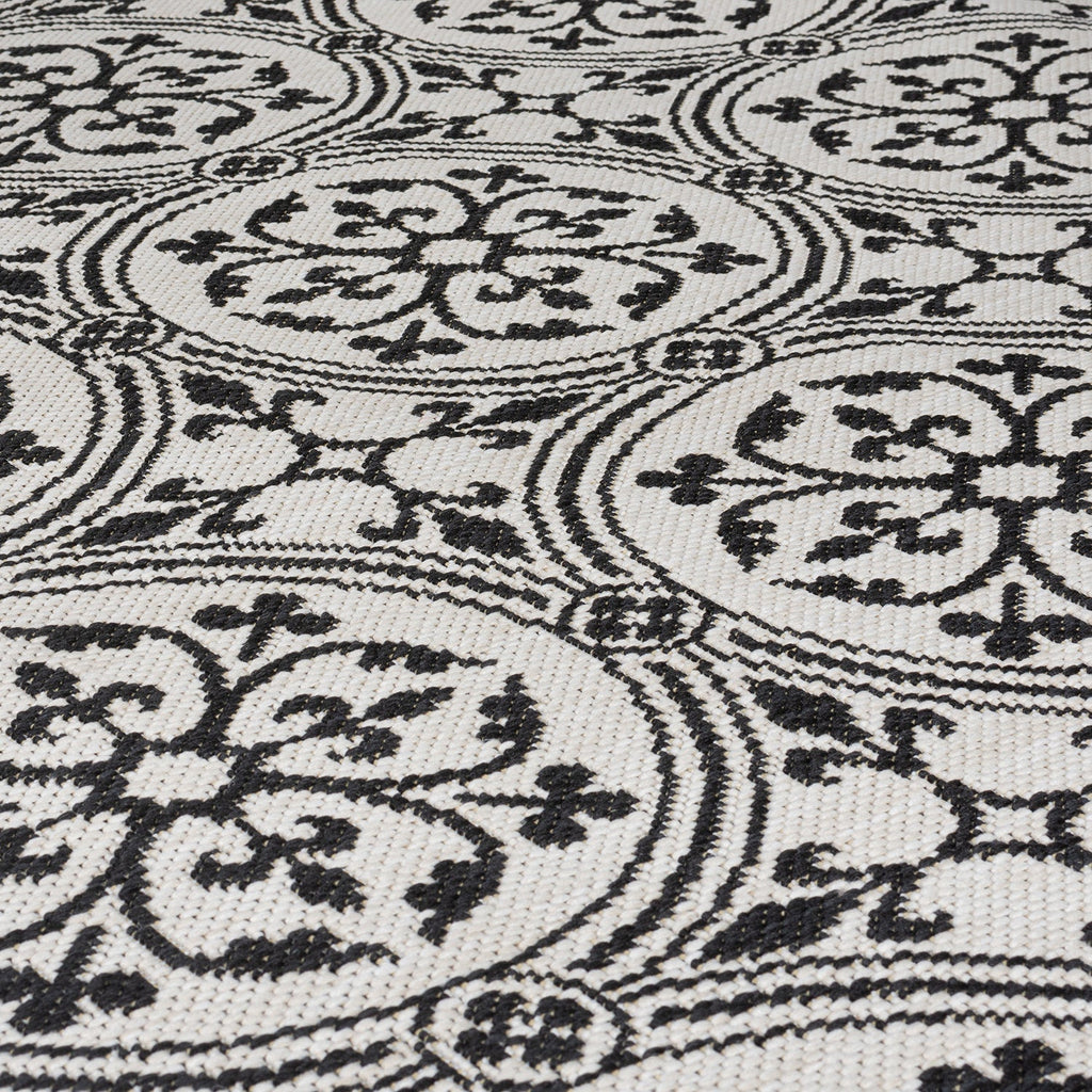 Outdoor runner - Varano Casablanca Black/White