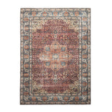 Indoor Outdoor Rug - Kairo Medallion Burgundy