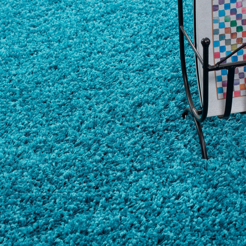High-Pile Area Rug - Life Turquoise