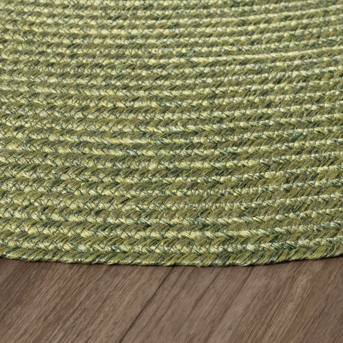 Round Indoor Outdoor Rug - Bali Green