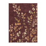 Washable rug - Misty Floral Brown
