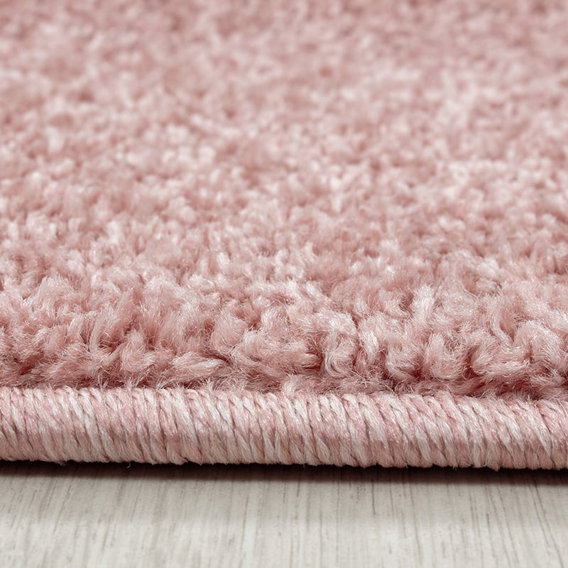 Round Low-Pile Floor Rug - Asa Rose