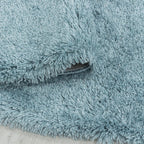 High-Pile Floor Rug - Fuzzy Light Blue