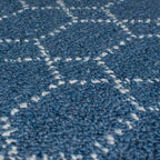 Washable runner - Argo Blue