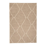 Jute Outdoor Rug - Fora Lines Natural