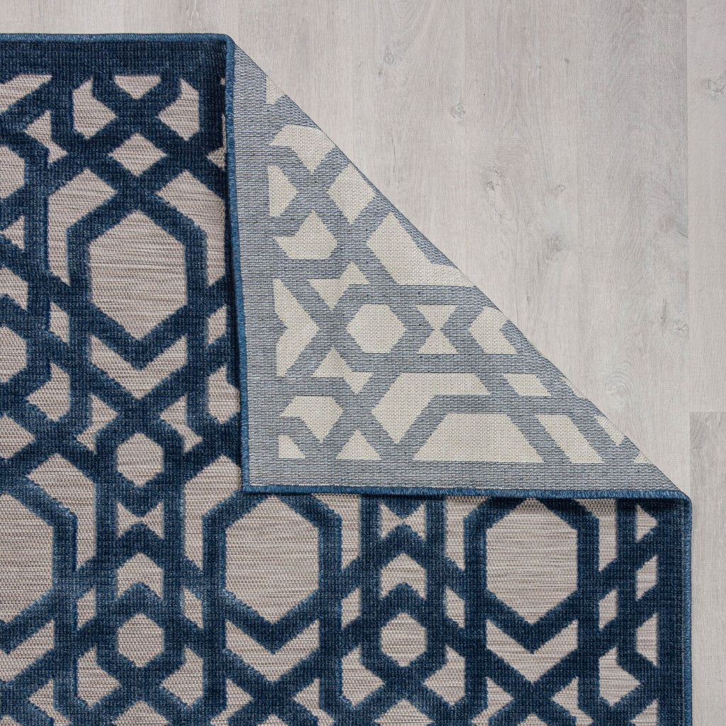 Outdoor Rug - Piatto Oro Blue